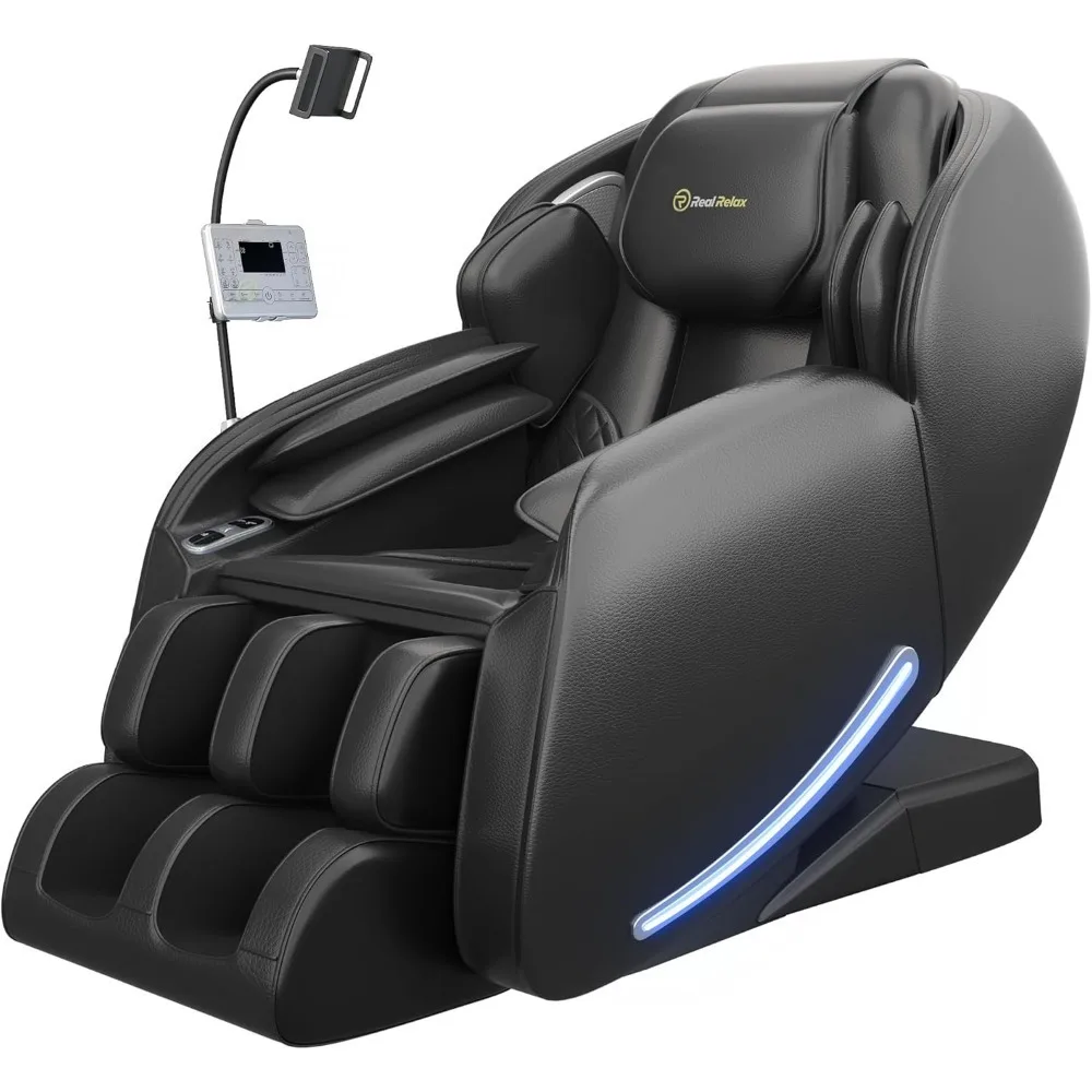 

Full Body Zero Gravity SL Track Shiatsu Massage Chair Recliner with APP Control Phone Holder Child Lock Pause Button LED