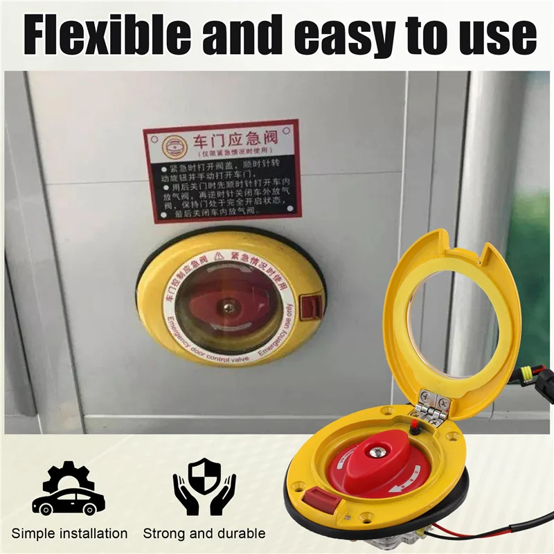 ABKQ-صمام الطوارئ البيضاوي لباب الركاب للحافلة 6100-02364,6100-064989