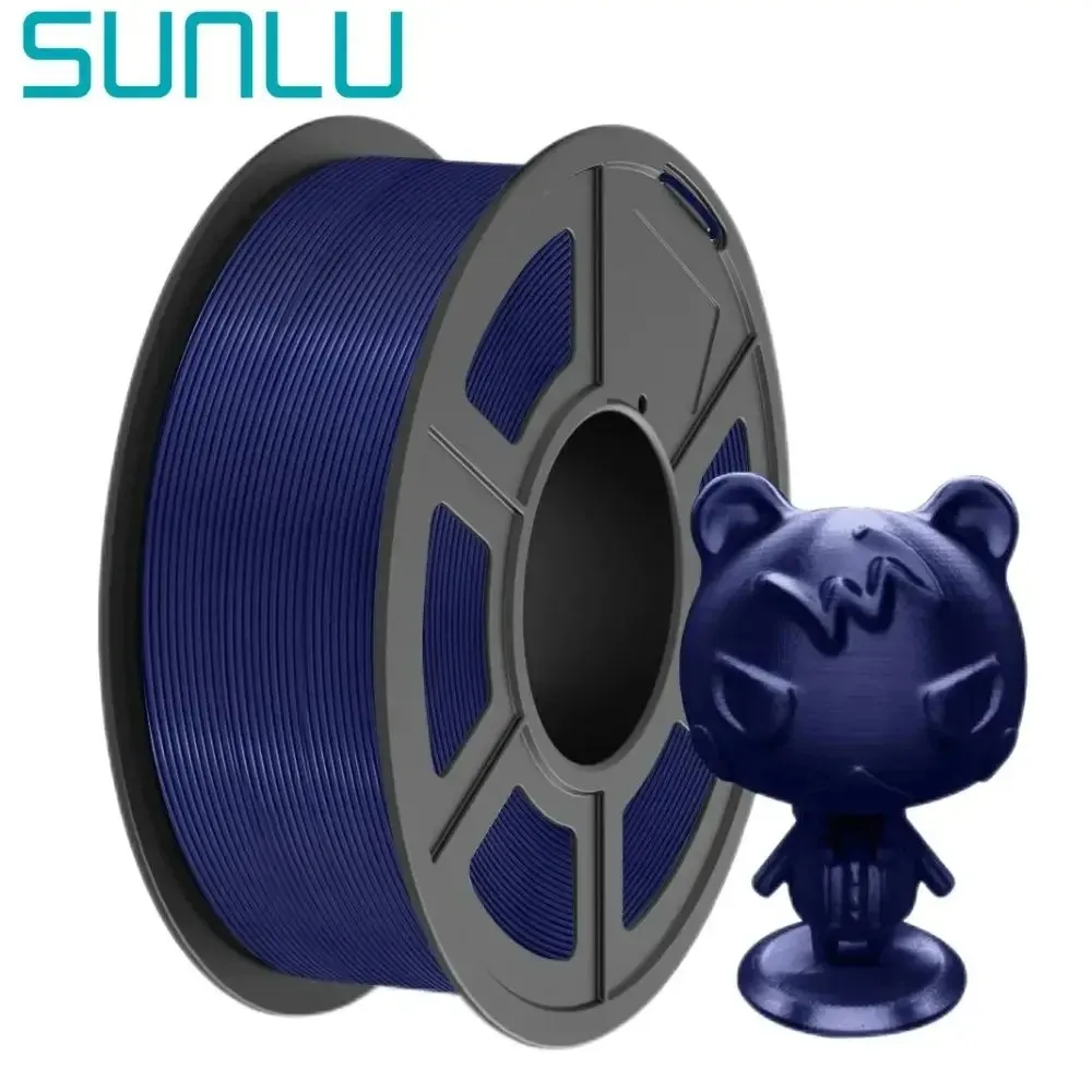 SUNLU TPU Silk Filament 1.75mm Tolerances ±0.03mm 1kg Spool Flexible Shiny Silk Smooth Surface Filament for FDM 3D Printer