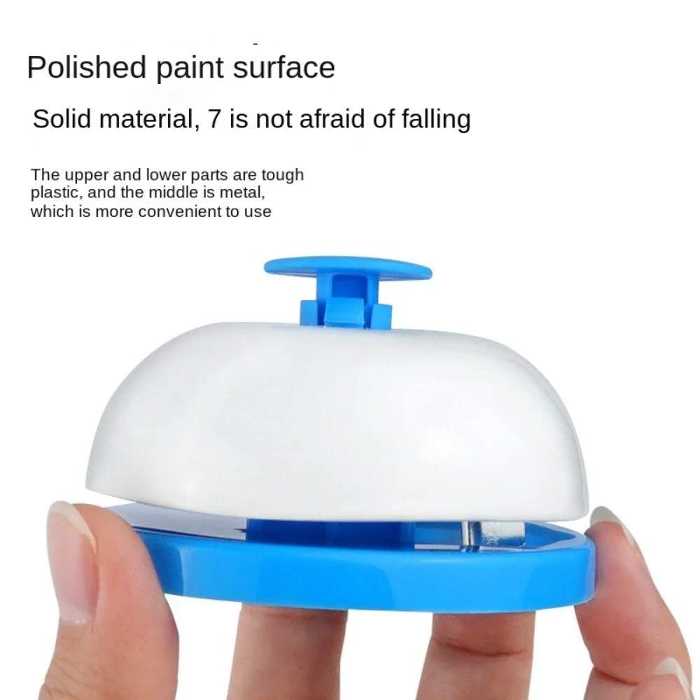 

Портативный металлический колокольчик, нежный прочный ручной хлопающий колокольчик для дрессировки домашних животных, настольные аксессуары для игр