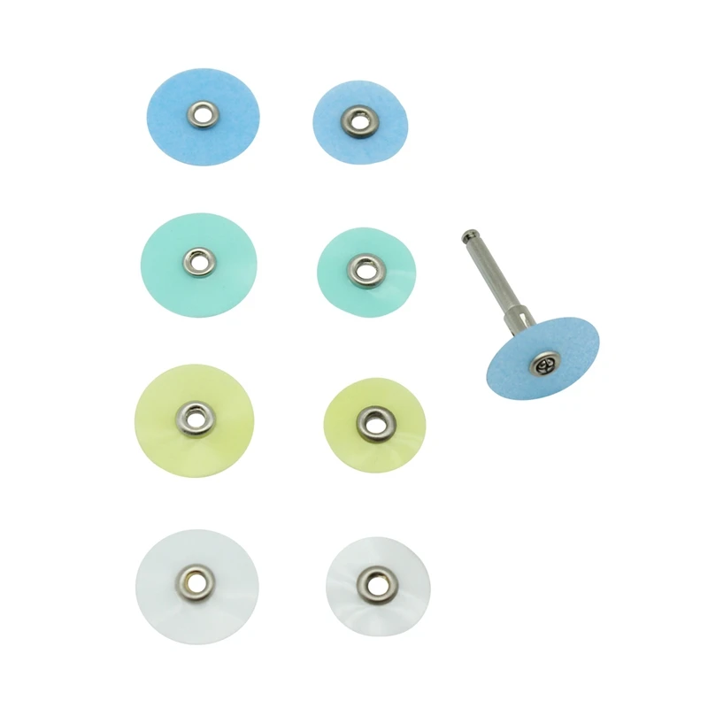 40/80pcs Dental Polishing Discs Holding Rod Mandrel Soflex Flexi Disc RA Shank Teeth Whitening Material Dentistry Tools