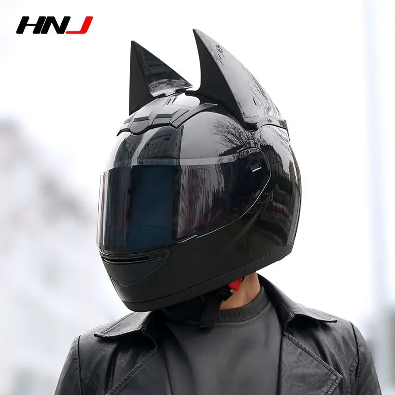 خوذة دراجة نارية للوجه بالكامل مع عدسة ملونة ، كاسكو موتو ، معدات فارس الشارع ، نقطة معتمدة #4