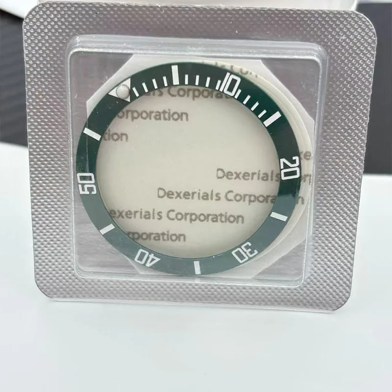 32562352Watch accessories suitable for R ceramic ring, black blue ceramic ring, mouth scale ring, diameter 38mm
