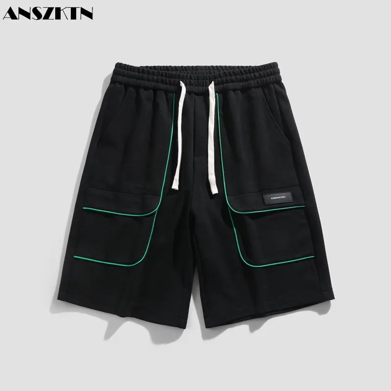 ANSZKTN New spring and summer sports outdoor casual shorts