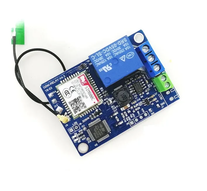 

НОВЫЙ модуль реле канала SMS GSM пульт дистанционного управления SIM800C STM32F103CBT6 для тепличного кислородного насоса