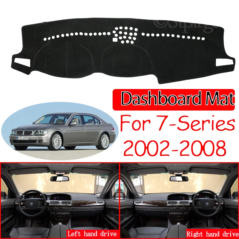 

Anti-Slip Anti-UV Mat Dashboard Cover Pad Dashmat Protect Carpet Accessories 730i 740i 750i 2003 for BMW 7 Series E65 2002~2008