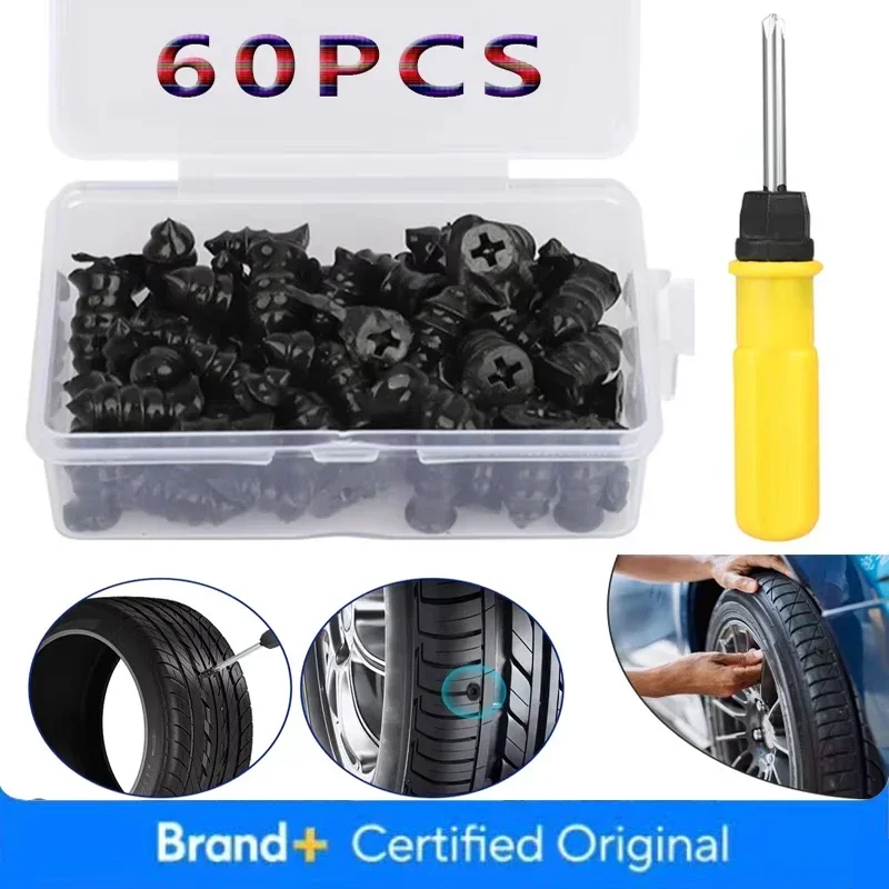 

10-60 шт. универсальные винты для ремонта бескамерных шин автомобилей и мотоциклов, набор инструментов и аксессуаров для ремонта шин, автомобильные принадлежности
