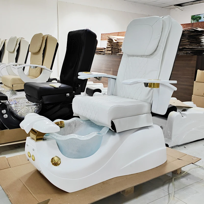 

Modern Professinal Nail Salon Furniture Electric Massage Foot Spa Manicure Luxury Pedicure Chair