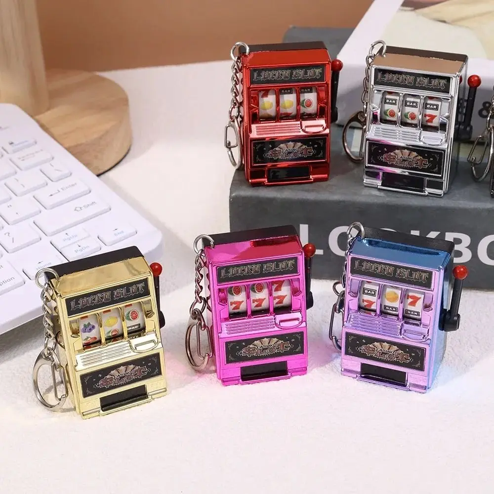 Высокое качество, брелки для снятия стресса, игрушки, игры с монетоприемником, брелок для ключей, мини-частливый Джекпот для детей и взрослых