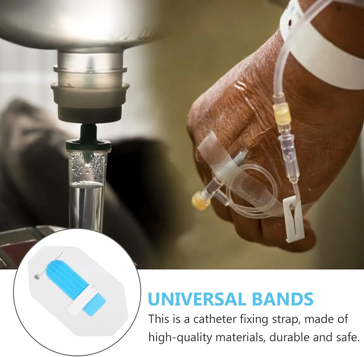 Medical Grade Catheter Legband Fixation Adhesive Pads Anti-Slip Urine Bag Holder