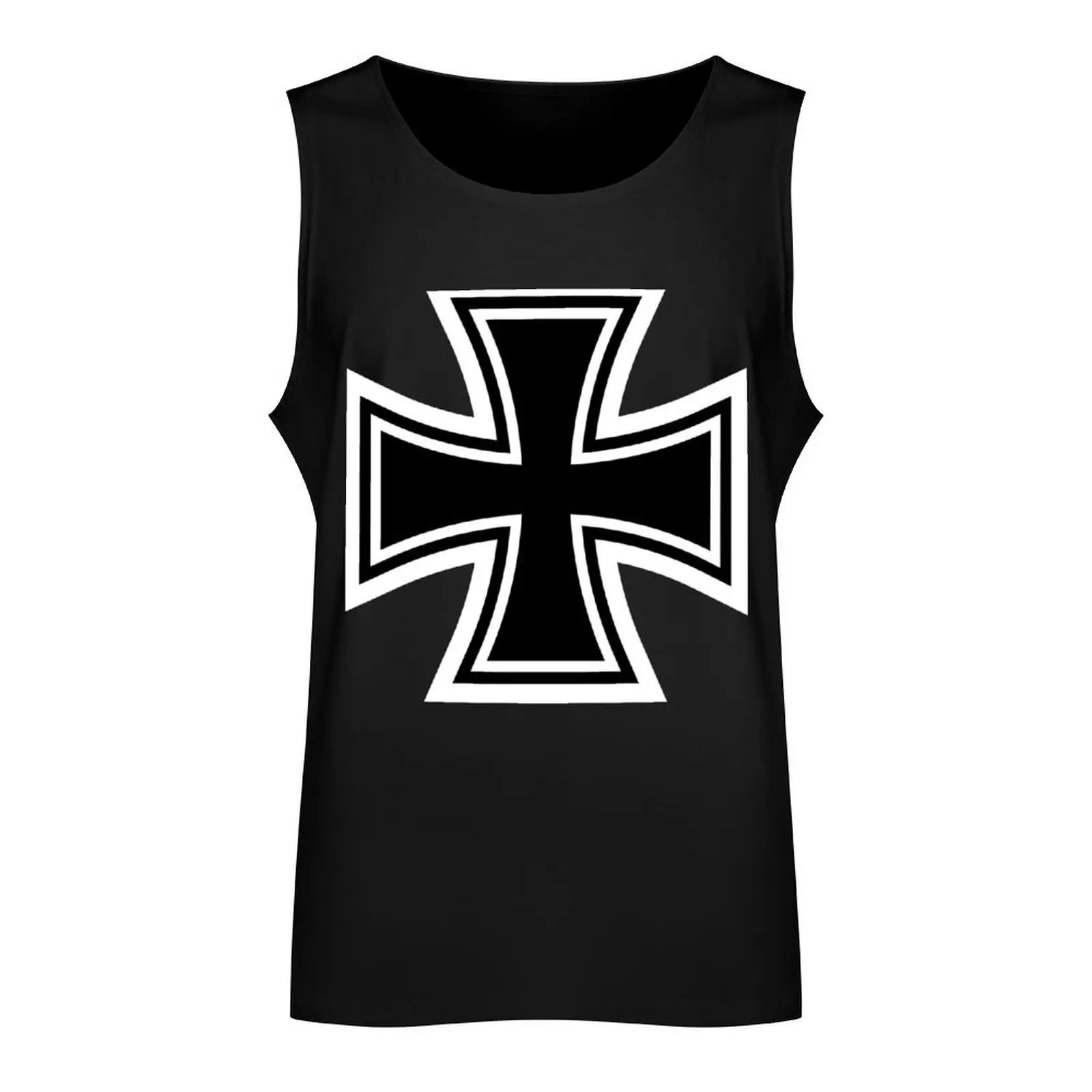 Iron Cross Tank Top Muscle fit gym shirt men man vest