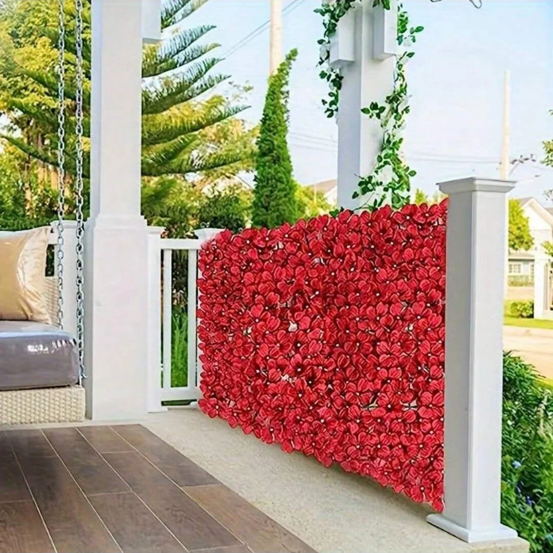 Künstliche Heckenzaunrolle, synthetisches Efeu-Siebspalier für Balkon, Terrasse, Außendekoration, Lösung für den Sichtschutz im Garten – Detail 5