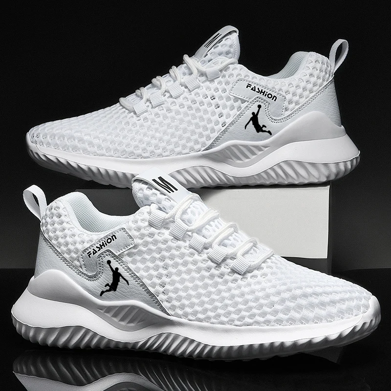 White Man Cheap Shoes Big Size 47 Running Sneakers Unisex Breathable Mesh Sports Shoes Mens Trianers Zapatillas Running Hombre