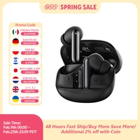 QCY Melobuds N50 ANC Auriculares inalámbricos Bluetooth 5.4 Cancelación activa de ruido 6 micrófonos Auriculares con llamadas claras Conexión multipunto