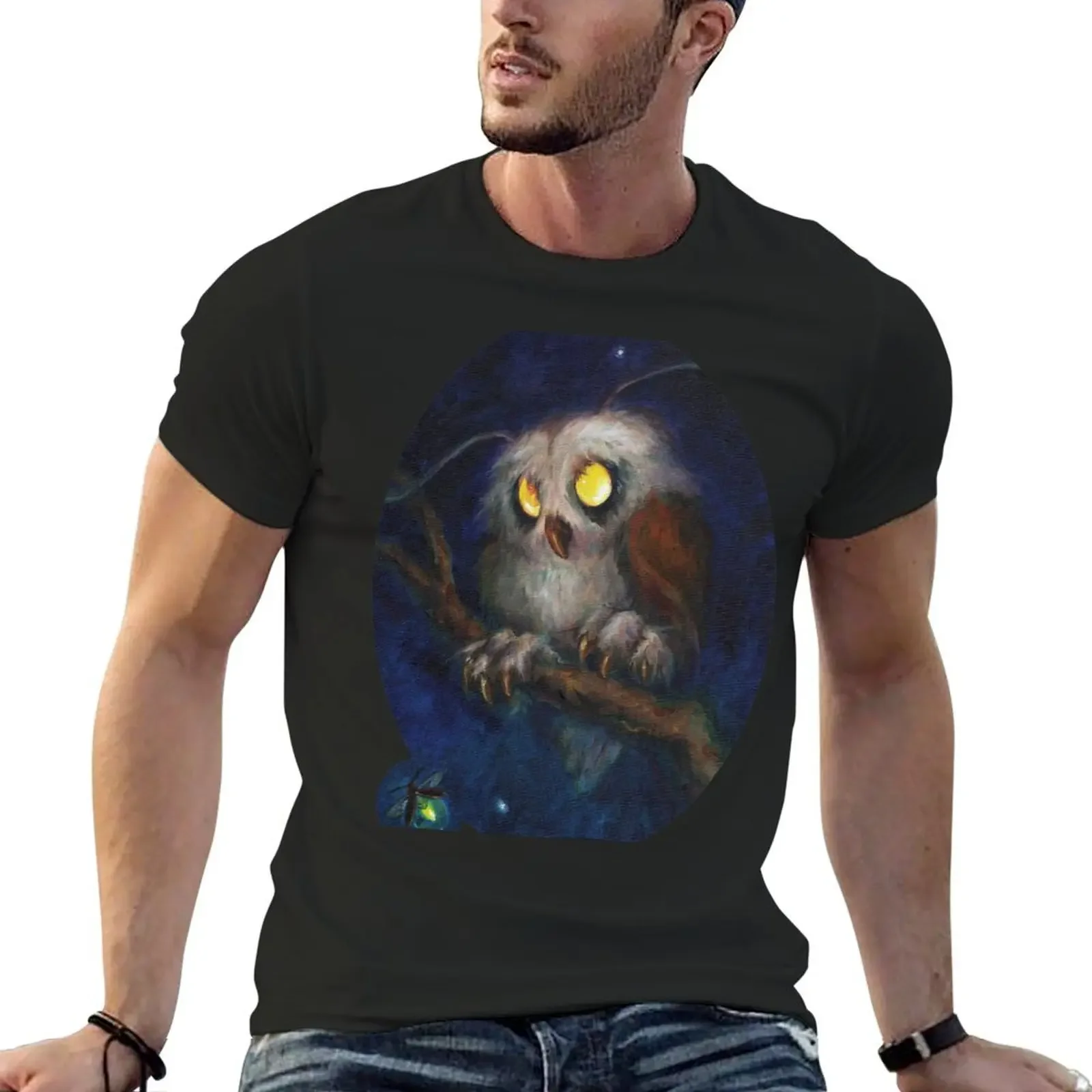 

New England Longhorn OwlFly T-Shirt Aesthetic clothing anime figures graphic tee shirt men t shirt