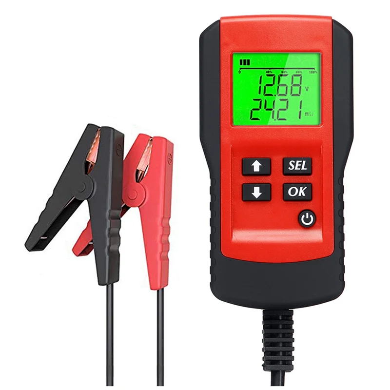 

Automobile Battery Tester Internal Resistance Life Battery Current Capacity Test Instrument Ae300 Scanner Tool,Red