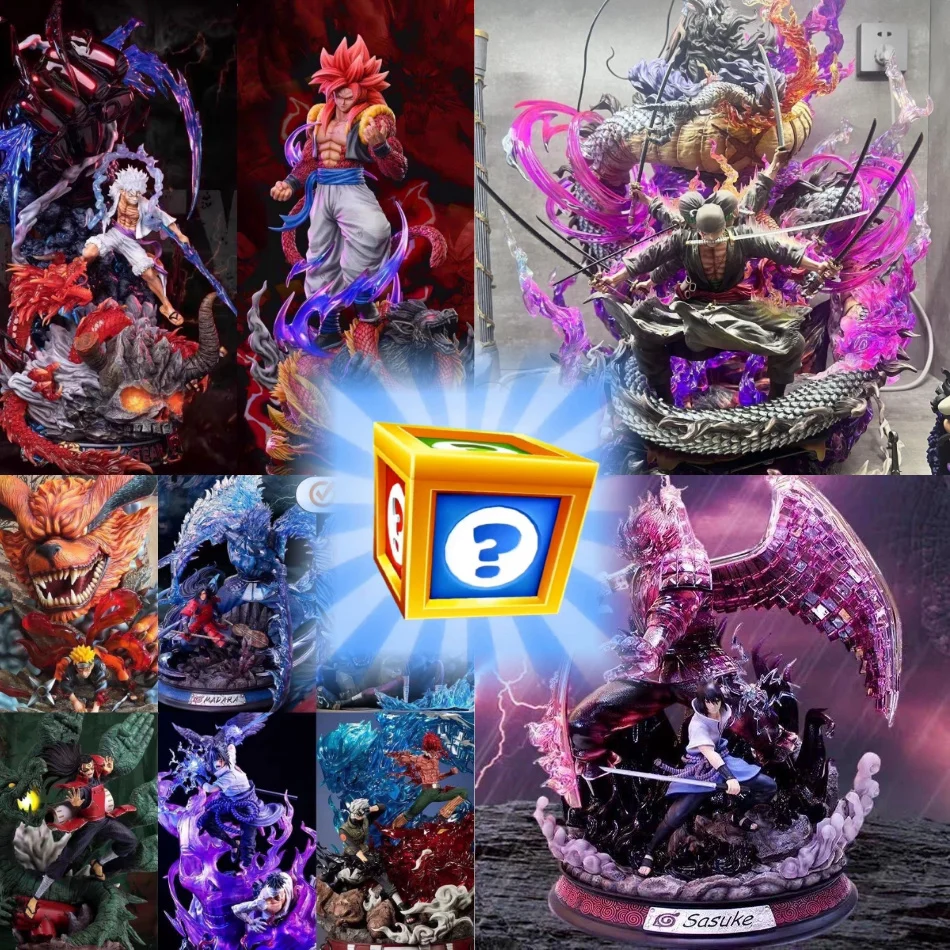 Figuras misteriosas de la serie de Anime, modelo de estatua, juguete, caja ciega misteriosa, bolsa de la suerte, decoración de escritorio, regalos sorpresa para fanáticos del juego de Anime