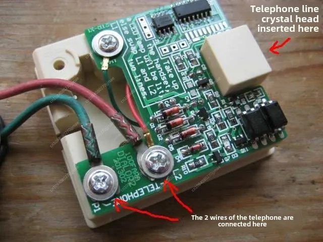 

Old dial phone/pulse to dual tone converter, supports European, American and Japanese phones, international enhanced version