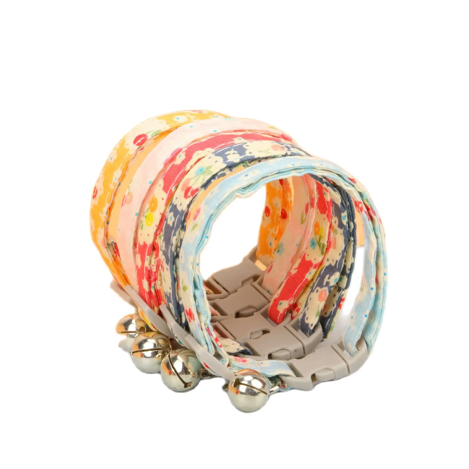 

Pet Collar Bell Collar Fashion Comfortable Cat Collar Small Dog Collar Pet Jewelry Print Cherry