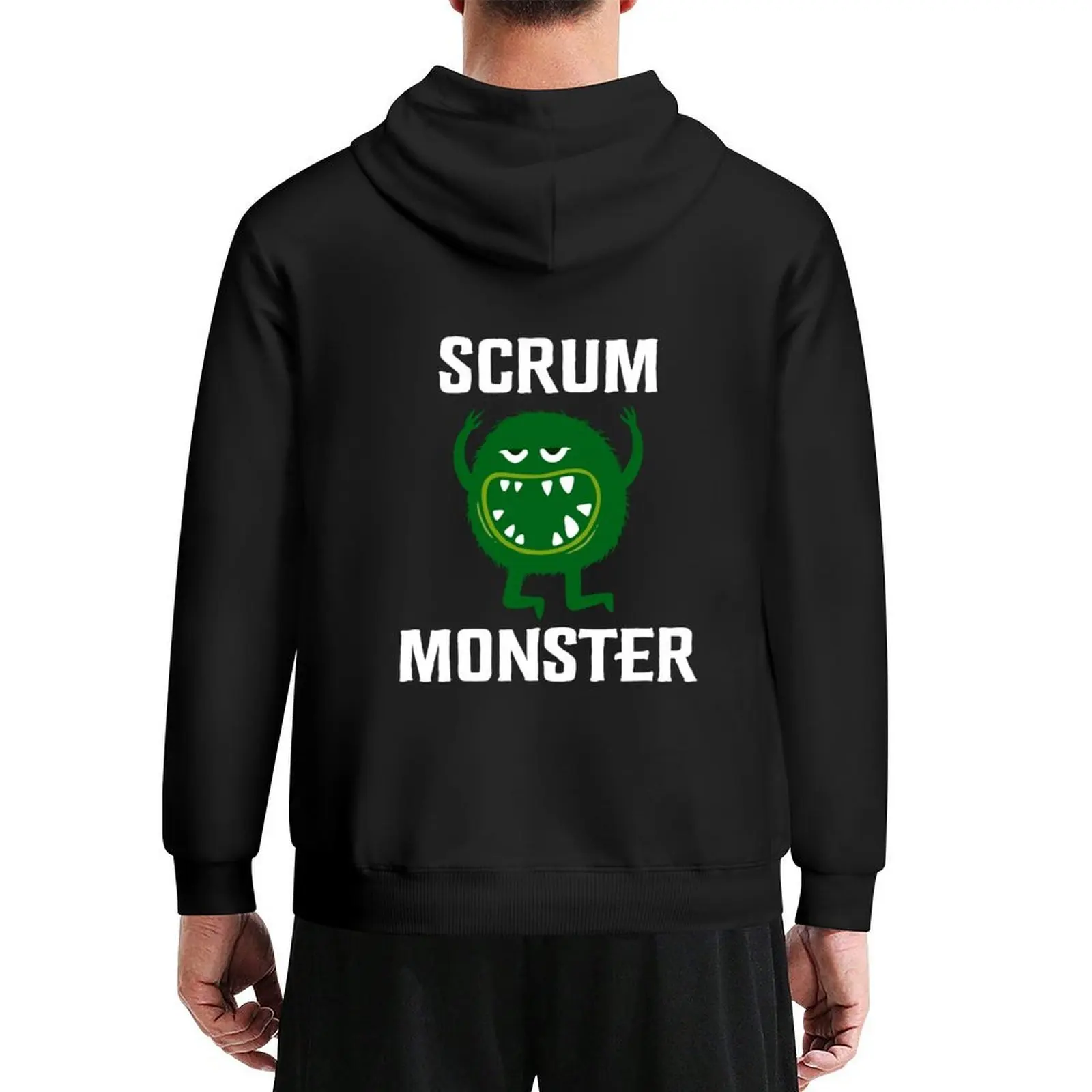 

Scrum Master / Monster Funny Agile Backlog Hoodie men's clothing men's sweat-shirt hooded shirt winter clothes hoodie streetwear