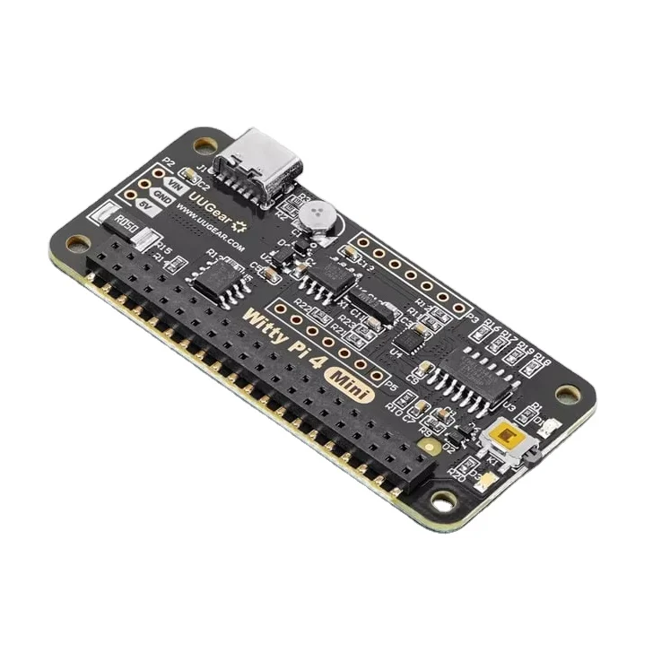5038 Witty Pi 4 Mini - RTC & Power Management for Raspberry Pi Accessories Multiprotocol Development Tools