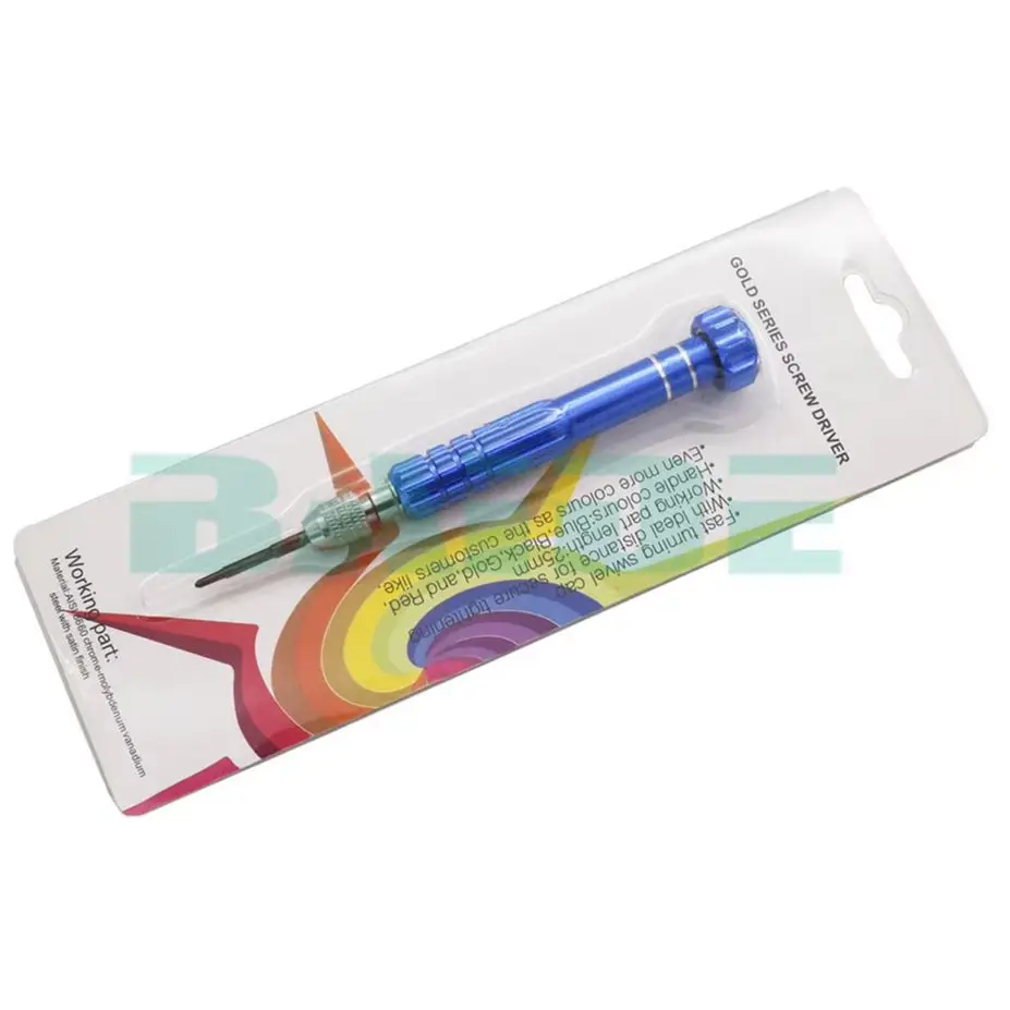 

5 in 1 Screwdriver Set S2 Bit 0.6Y 0.8 Pentalobe 1.5 Phillips T5 T6 Torx Repair Tool Kit for iPhone Huawei 200pcs/lot