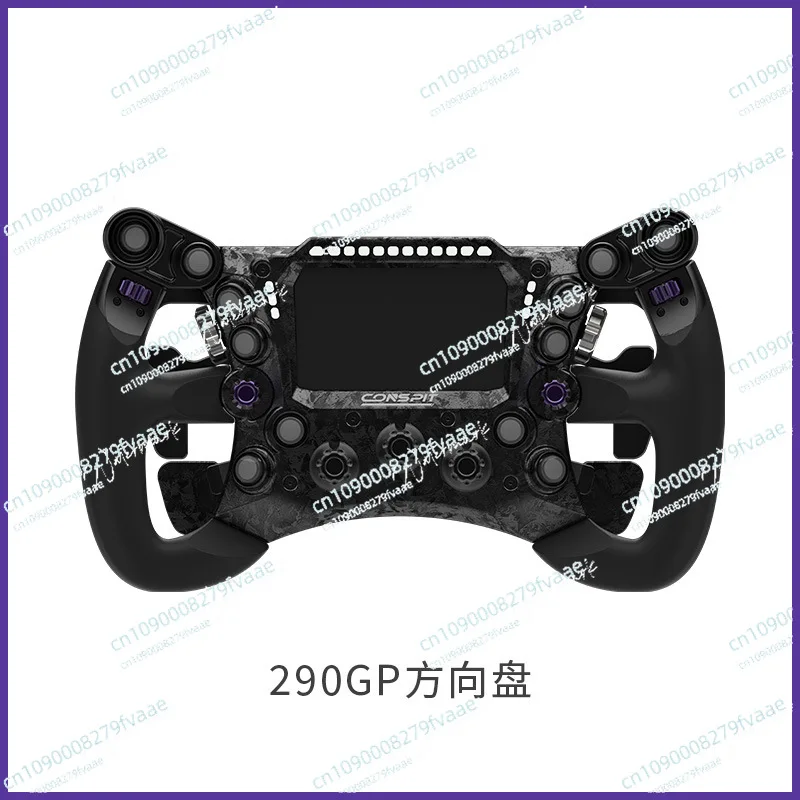 

290GP 290 мм/11,4 дюйма Эмулятор Formula Racing Игровой руль с панелью из углеродного волокна и 4,3-дюймовым ЖК-дисплеем