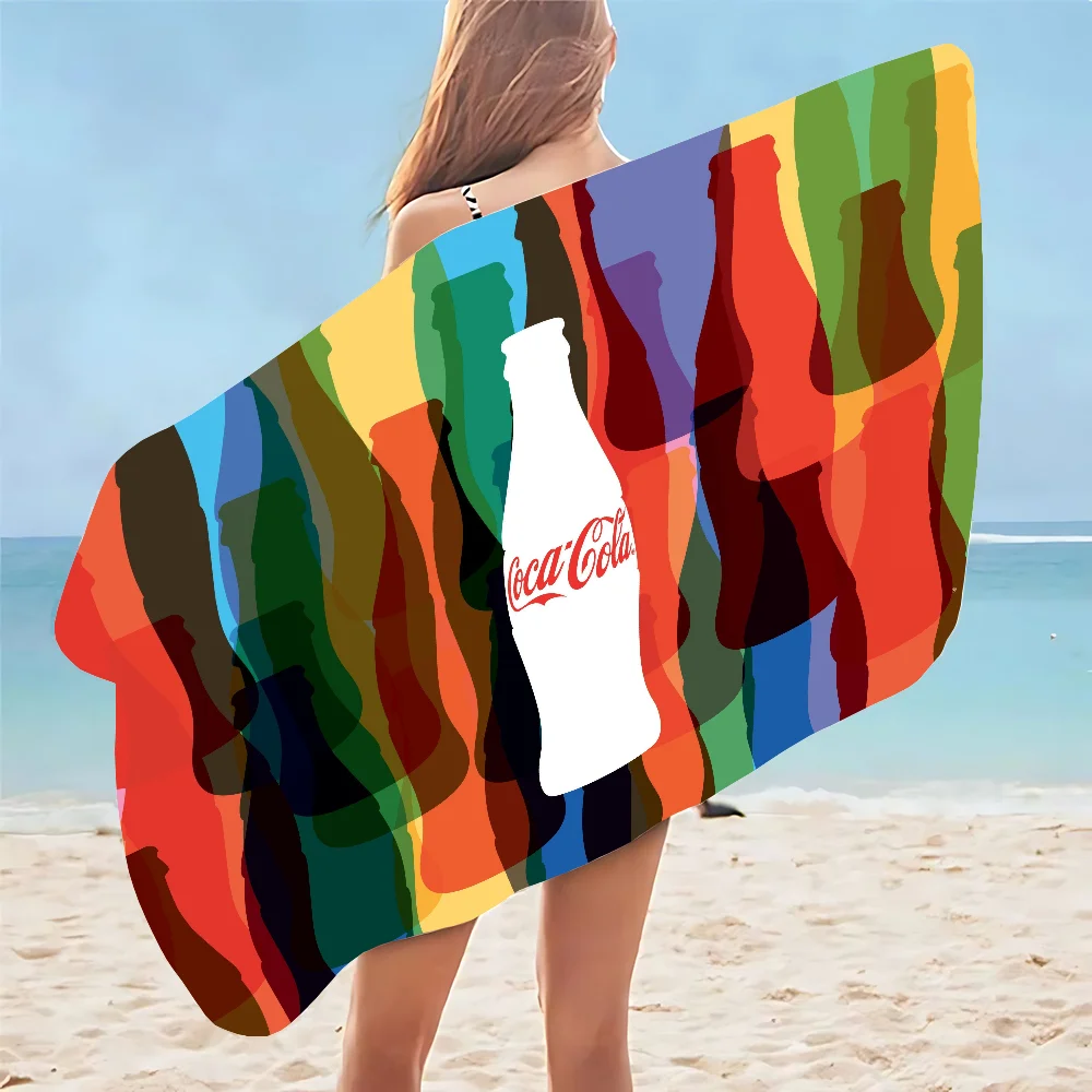 Coca-Cola Beach Towel Large Bath Towels Bathroom Personal Care Spa Quick Drying Towels For Home Bathroom Set Accessories Sauna