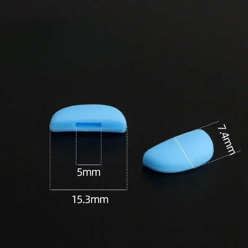 Silicone Anti-slip Nose Pads for Glasses Push on Nose Pads Repair Tool Eyeglass Sunglasses Eyewear Accessories 안경 코패드 Nose Pads