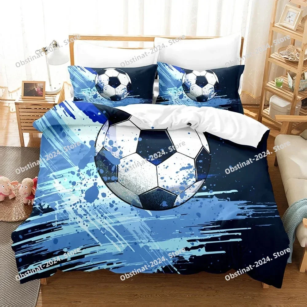 

Top Basketball Bedding Set King Queen Ball Sport Theme Duvet Cover Set Boys Teens Soft Basketball Fan Room Polyester Quilt Cover