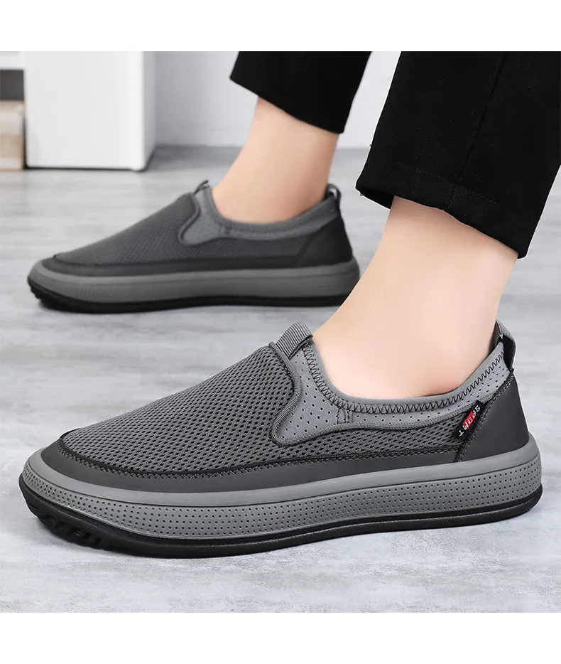 Chaussures de course respirantes confortables pour hommes, chaussures de loisirs simples, printemps et automne, nouveau, 2024