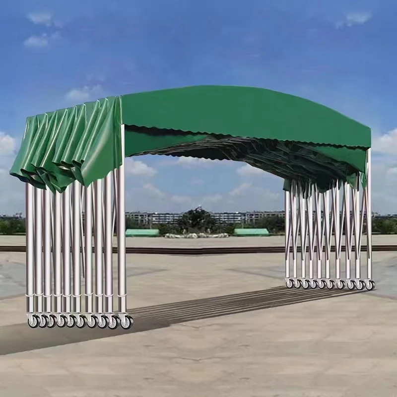 

Настраиваемая телескопическая машина Tenda push-pull personalizzata per esterni, grande magazzino, tenda telescopica na барбекю,