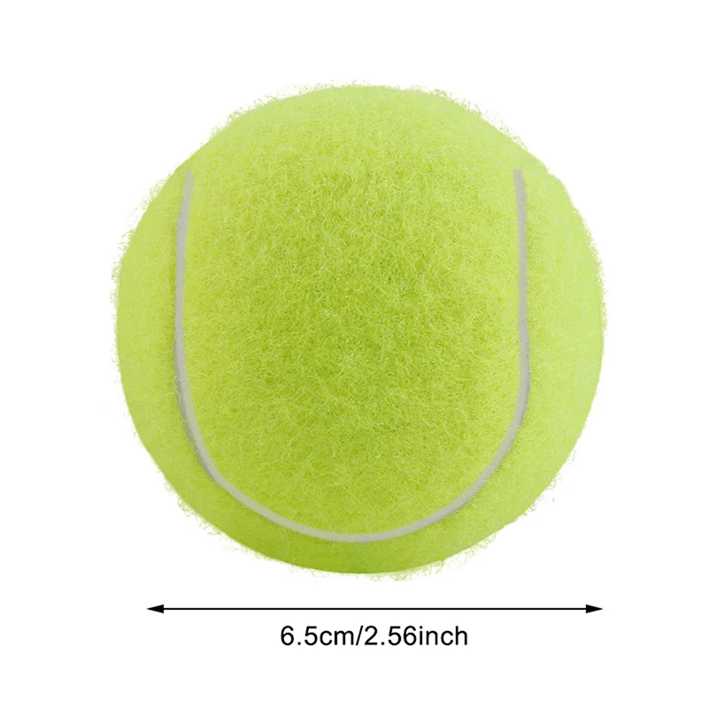 Pelotas de tenis de alto rebote para exteriores, pelota de entrenamiento para perros, elasticidad duradera para morder, Chase y Chomp, 6,5 CM