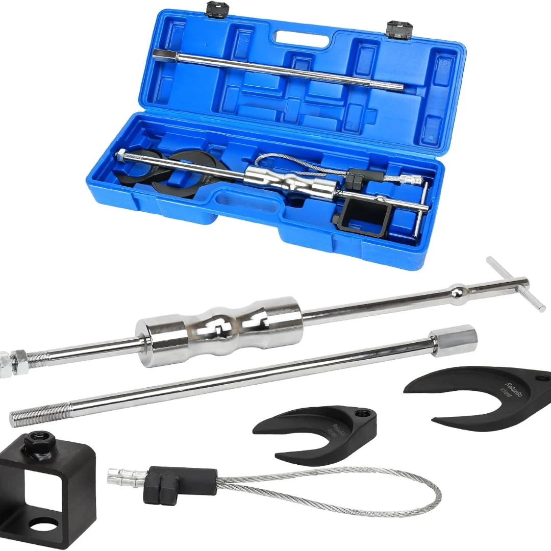 

Inner CV Joint Puller Slide Hammer Front Wheel Drive Axle Half Shaft Removal Tool Kit, CV Axle Removal Tool 10 Pounds Heavy Duty