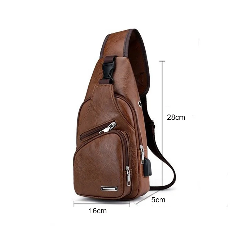 1 Piece Men's Multi-functional Chest Bag