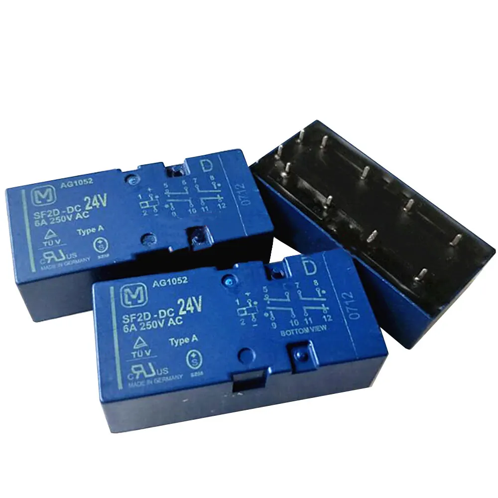 SF2D-DC24V AG1052 SF2-DC24V Relay 6A 250VAC