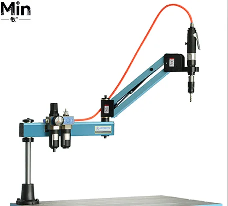 Industrial Pneumatic Tapping Machine M2 to M8 Portable Air Tapping Tool High Precision Threading Machine