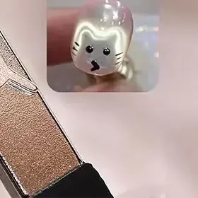 5 pezzi di set di bastoncini magnetici per occhi di gatto, orso di coniglio, strumenti per nail art, piccoli bastoncini magnetici in ferro per effetti di smalto magnetico per unghie