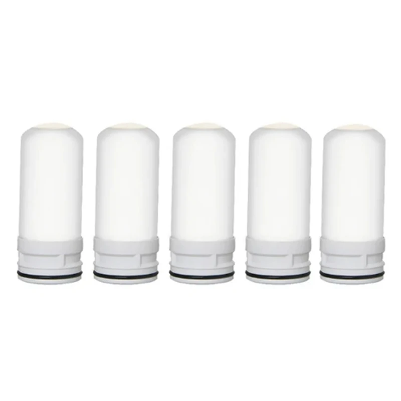 5 Pcs Replacement Inner Ceramic Filter Filter Elements For Faucet Water Purifier Kitchen Tap Washable Filtro Rust