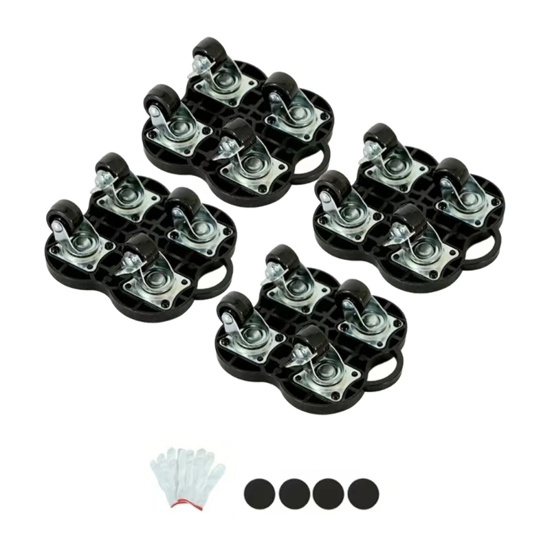 Zestaw rolek transportowych do przenoszenia mebli Wytrzymały podnośnik do mebli Urządzenie oszczędzające pracę Suwaki do Easy