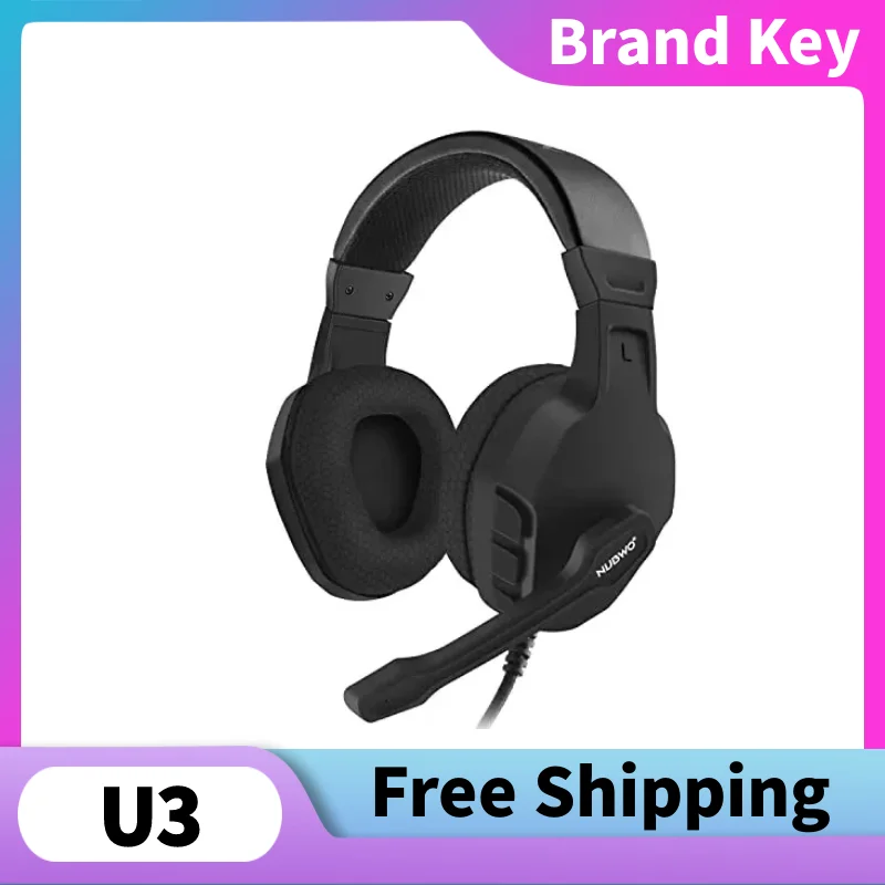 

NUBWO U3 3.5MM Wired Gaming Headset with Clear Call Microphone Volume Control Compatibility with PC PS4 PS5 Mac IPad Xbox