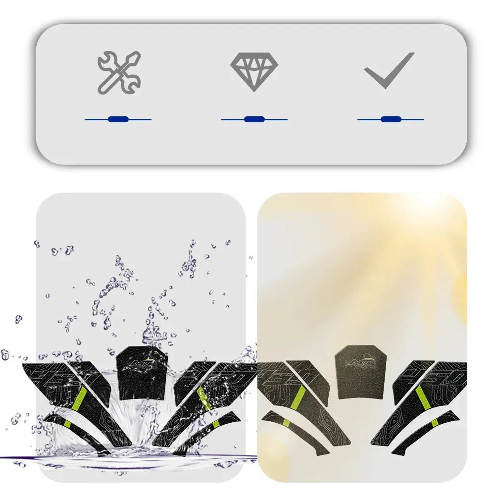 For CFMOTO 450MT 450 MT 2024 Tank Pad Sticker Motorcycle Fuel Tank Protection Decals
