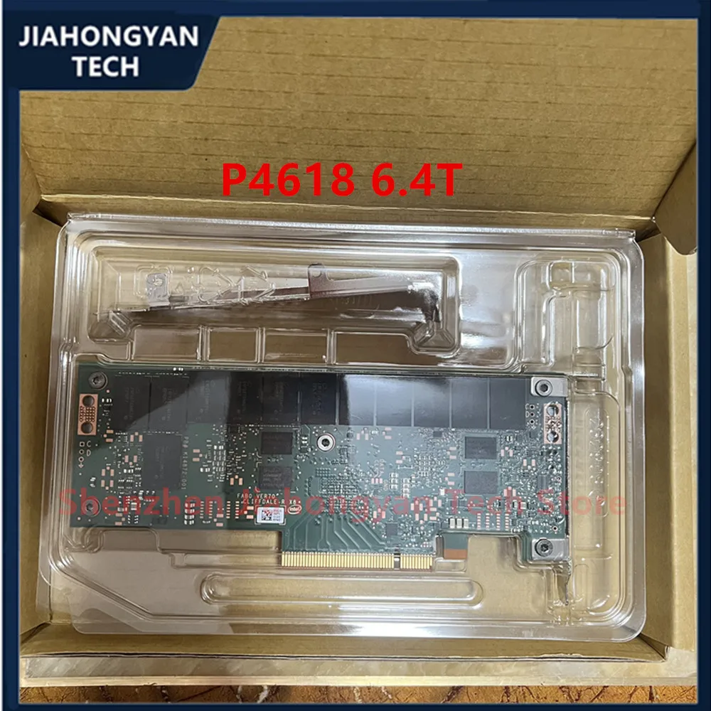 NEW P4618 6.4T PCIe AIC SSD Card HHHL PCIE3.0X8 NVME For Intel Solid State Drive