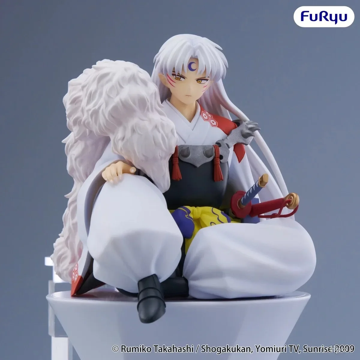 100% originele FuRyu Inuyasha Sesshomaru Noodle Stopper, niet-schaalmodel, beschilderd animefiguur, verzamelobject.