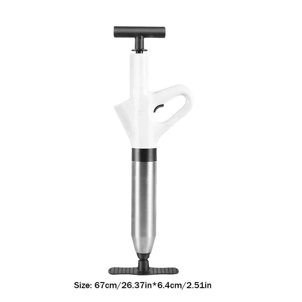 Toilet Plunger Drain Cleaner High Pressure Air Drain Blaster Manual Pneumatic Dredge Tool for Bathroom Clog Remover Pipe Plunger