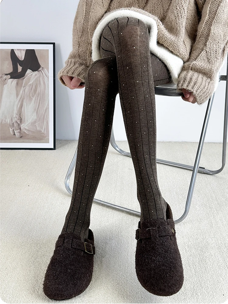 Y2K البولكا نقطة جوارب مخططة النساء النايلون رقيقة الخريف تخزين 2026 الربيع الشارع الشهير لوليتا جوارب طويلة #6