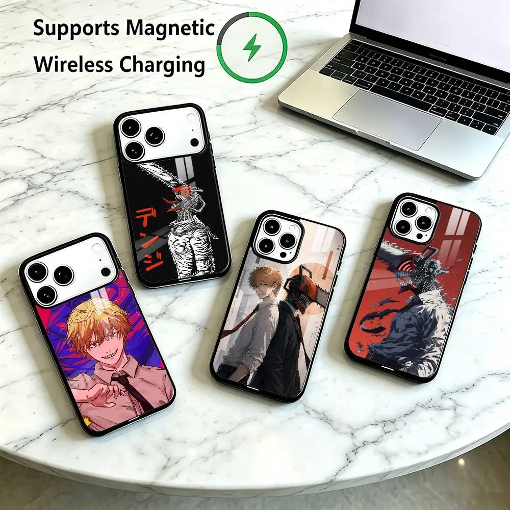 Chainsaw M-Man Denji-I  Phone Case For iPhone18 17,16,15,14,13,12,11 Plus,Pro Compatible with magnetic wireless charging Gift