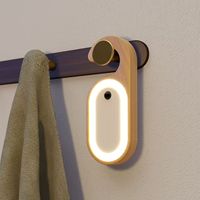 Wall Lamp Dual Motion Sensor Energy-Saving Lamp Night Light USB Charging Notebook Living Room Toilet Bedroom Corridor