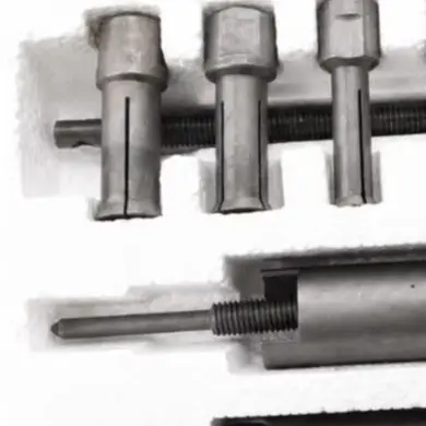 Bearing Puller Set 12 Pieces for Motorcycle and For Scooter Applications with Carbon Steel Components and Precision Fit Collets