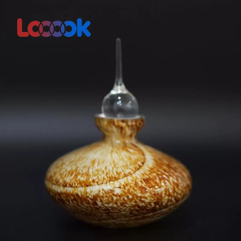 Handmade Clear Glass Reed Diffuser Bottle Empty Perfume Container Desktop Decorative Ornament Fragrance Vase for Home Decor Gift